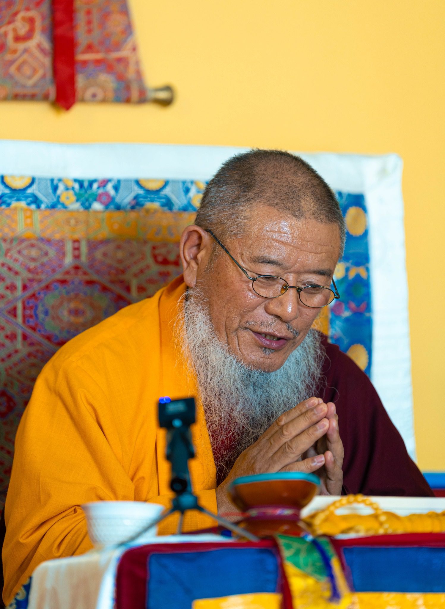 Dorzin Lama Lungrik Nyima Rinpoche Chime Palter (White Tara) empowerment and teaching 08:25 3