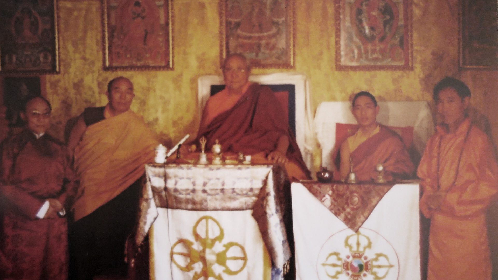 HH Dilgo Khyentse at Marpa