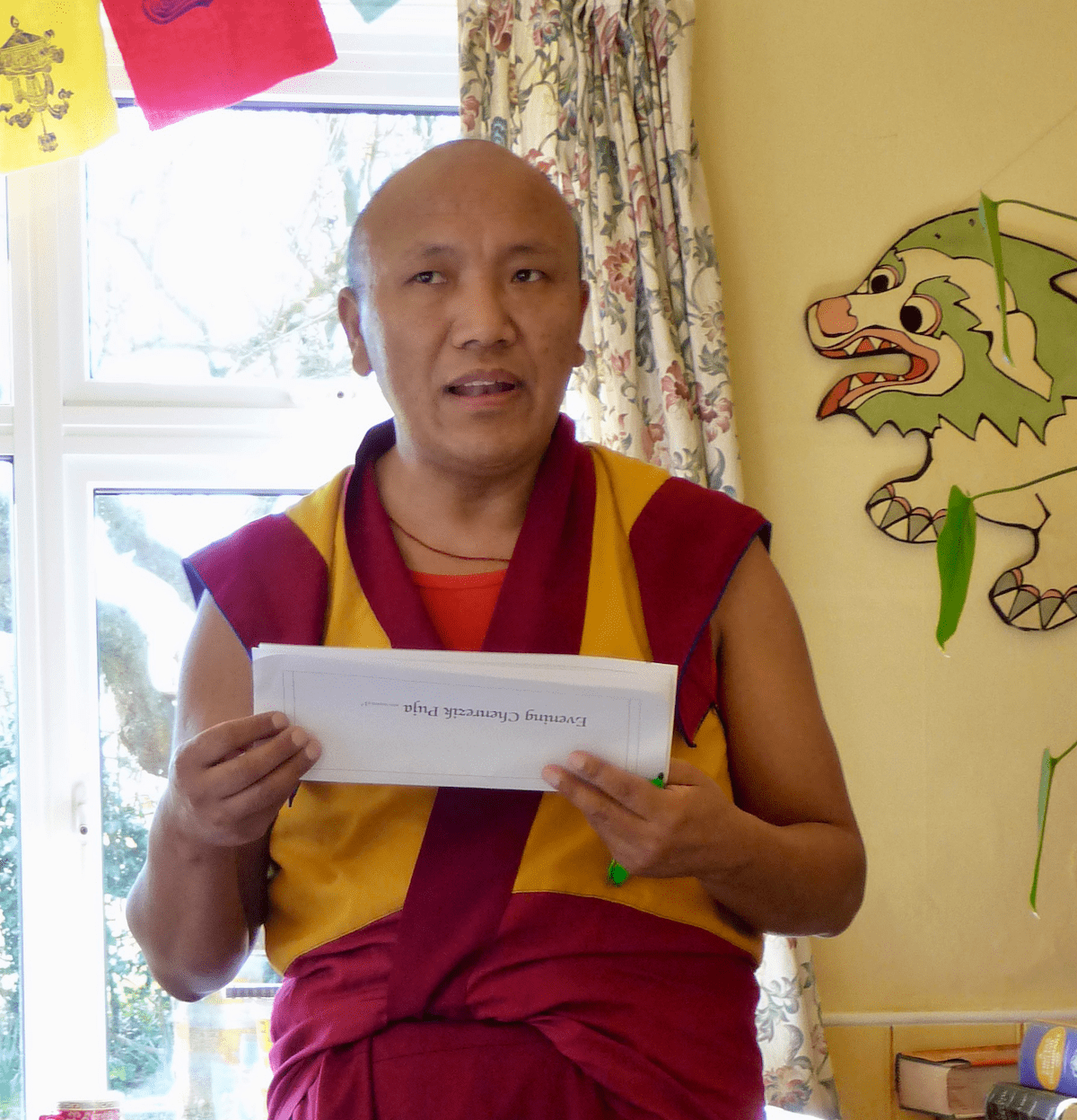 Khenpo Gyurme at Marpa House