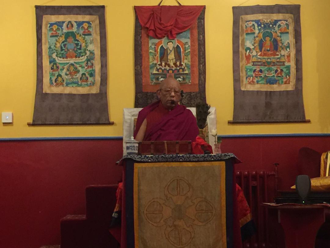 Lama Samten at Marpa House