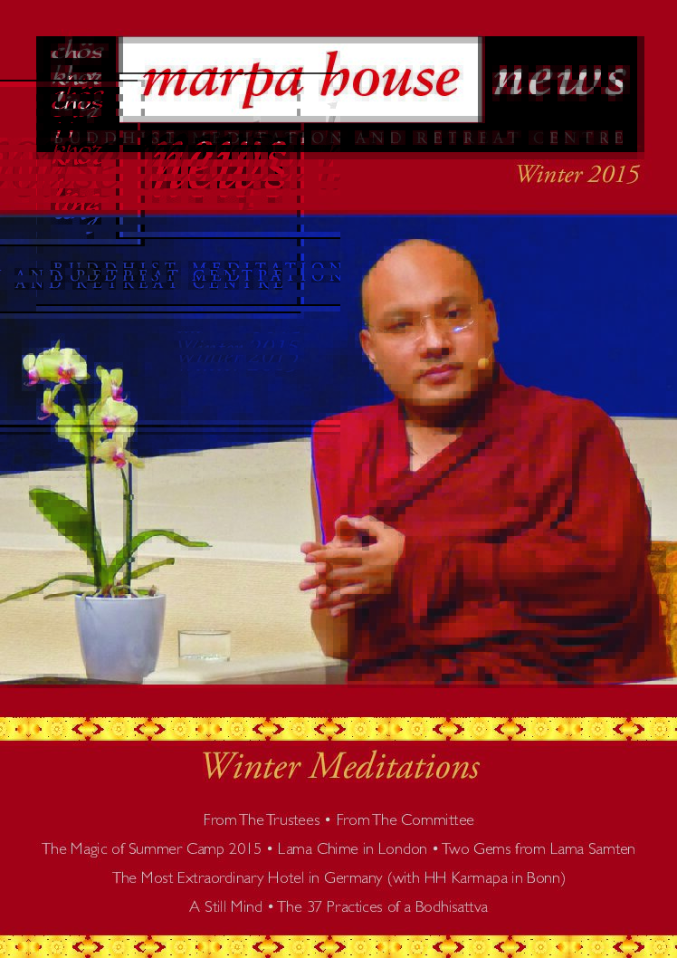 Marpa House Newsletter Winter 2015