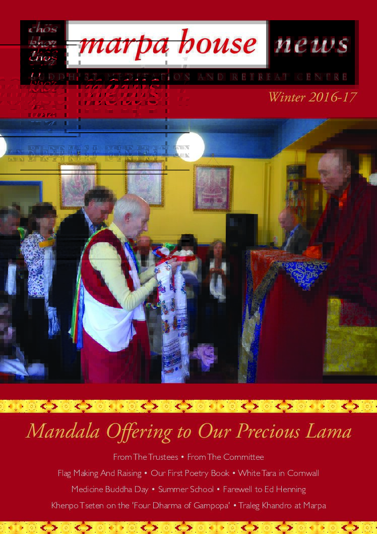 Marpa House Newsletter Winter 2016