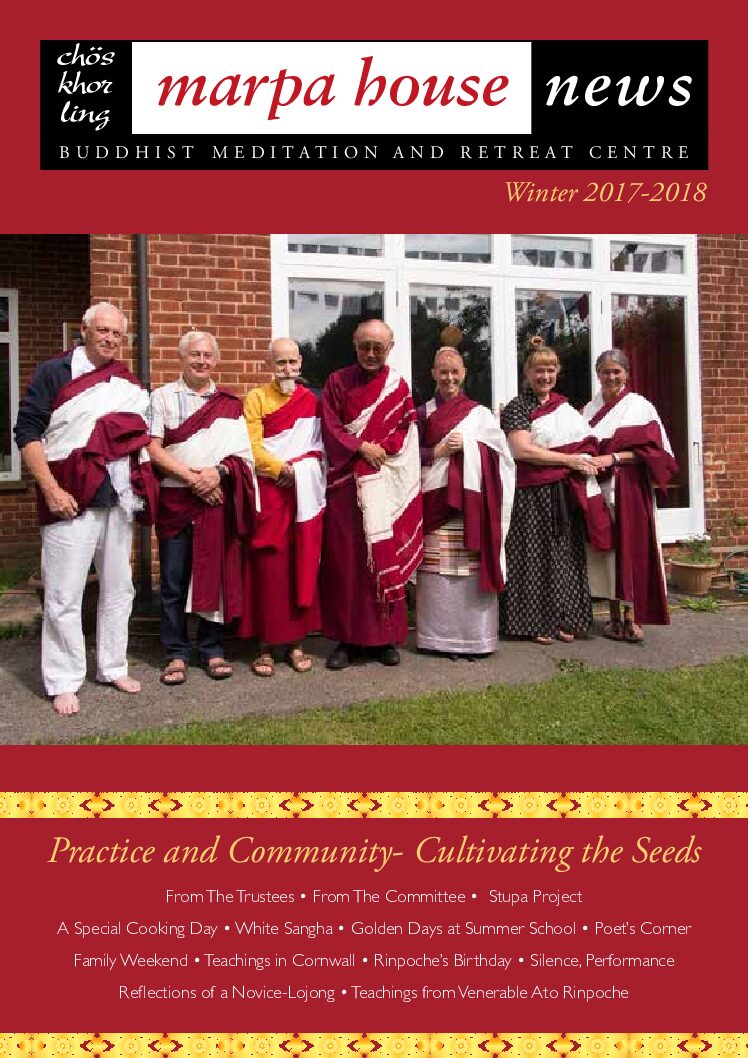 Marpa House Newsletter Winter 2017
