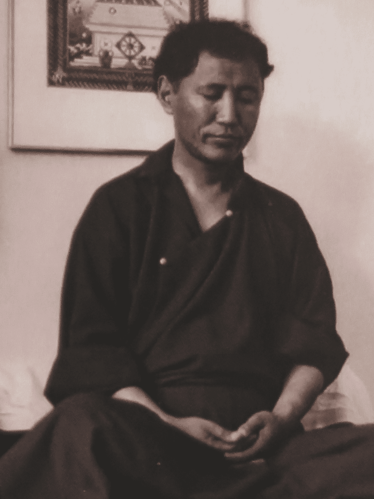 Rinpoche 1970s Black and white