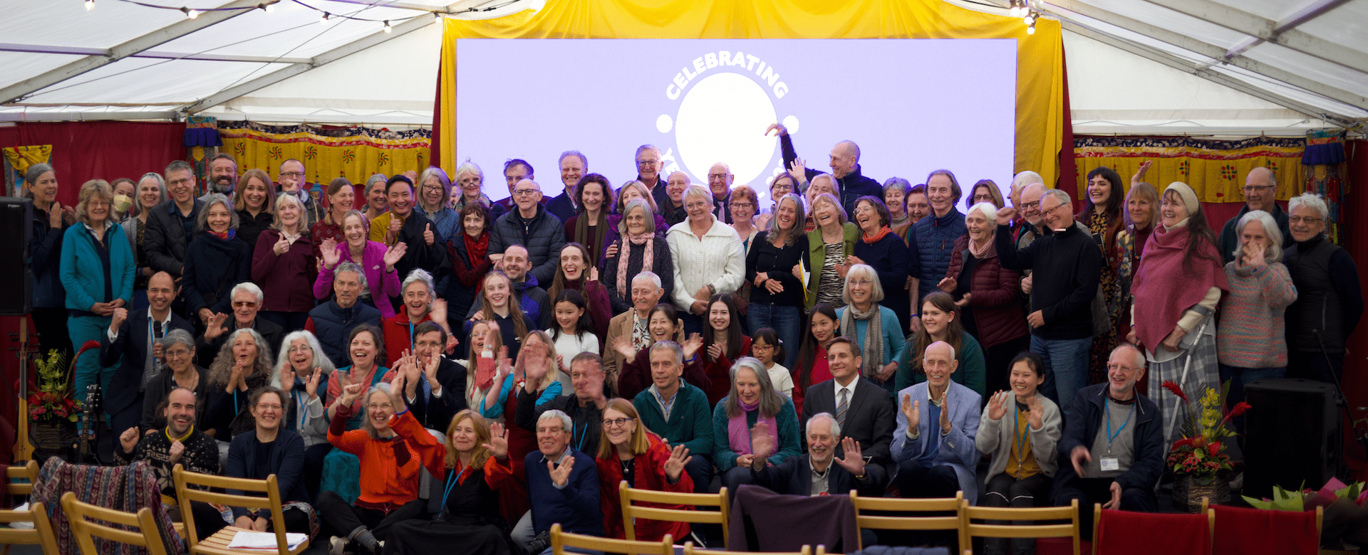 Group shot from 50th Anniversary of Marpa House