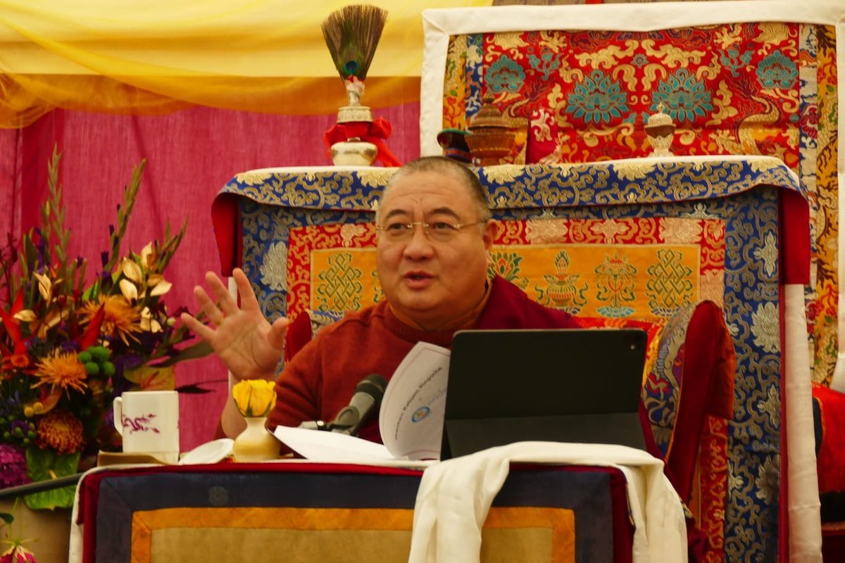 Rabjam Rinpoche at Marpa House 25th October 2025