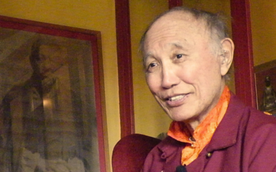 Lama Kunga joins us at Marpa House for Prayers and Practices