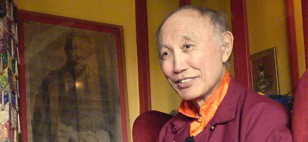 Lama Kunga joins us at Marpa House for Prayers and Practices