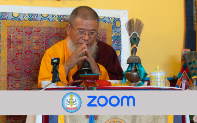 Live via Zoom – Vajrasattva & Dzogchen Practice with Dorzin Lama Lungrik Nyima Rinpoche